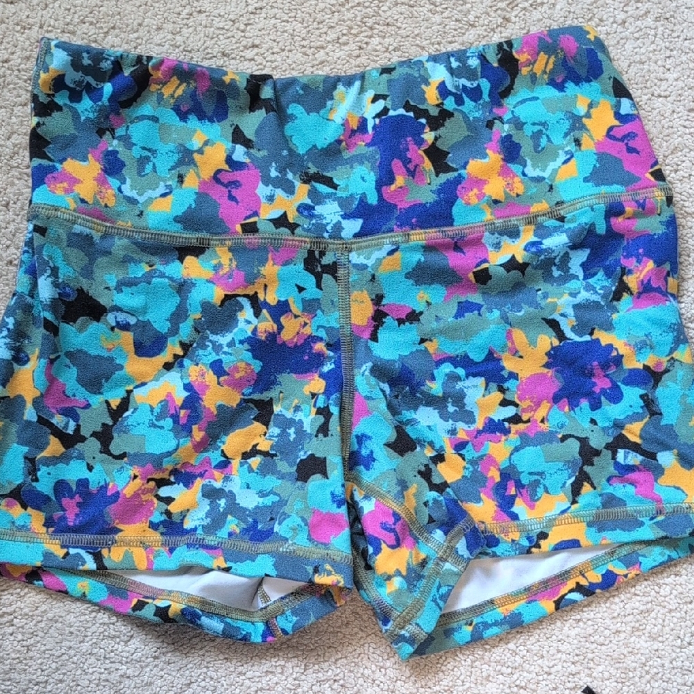 Fleo Multicolor Women's Athletic Shorts